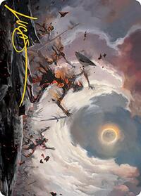 Damn Art Card (Gold-Stamped Signature)