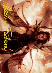 Dragon's Rage Channeler Art Card (Gold-Stamped Signature) - Art Series: Modern Horizons 2 - Magic: The Gathering card