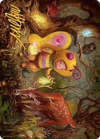 Glimmer Bairn Art Card (Gold-Stamped Signature)