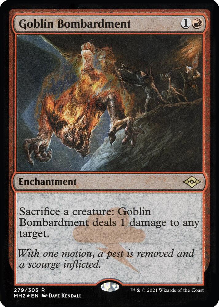 Goblin Bombardment (Foil Etched) - Modern Horizons 2 - Magic