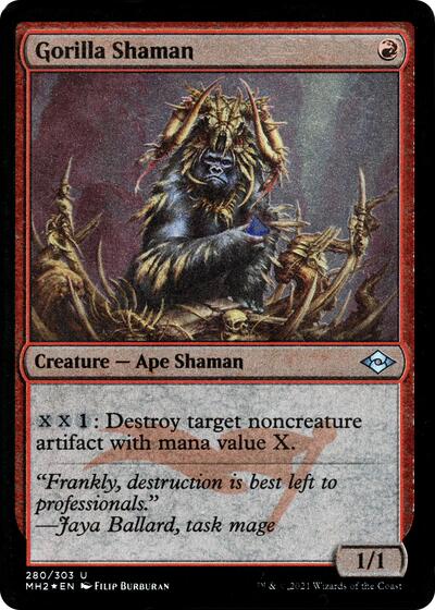 Gorilla Shaman (Foil Etched)