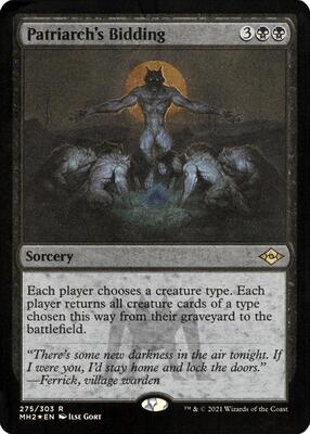 Patriarch's Bidding