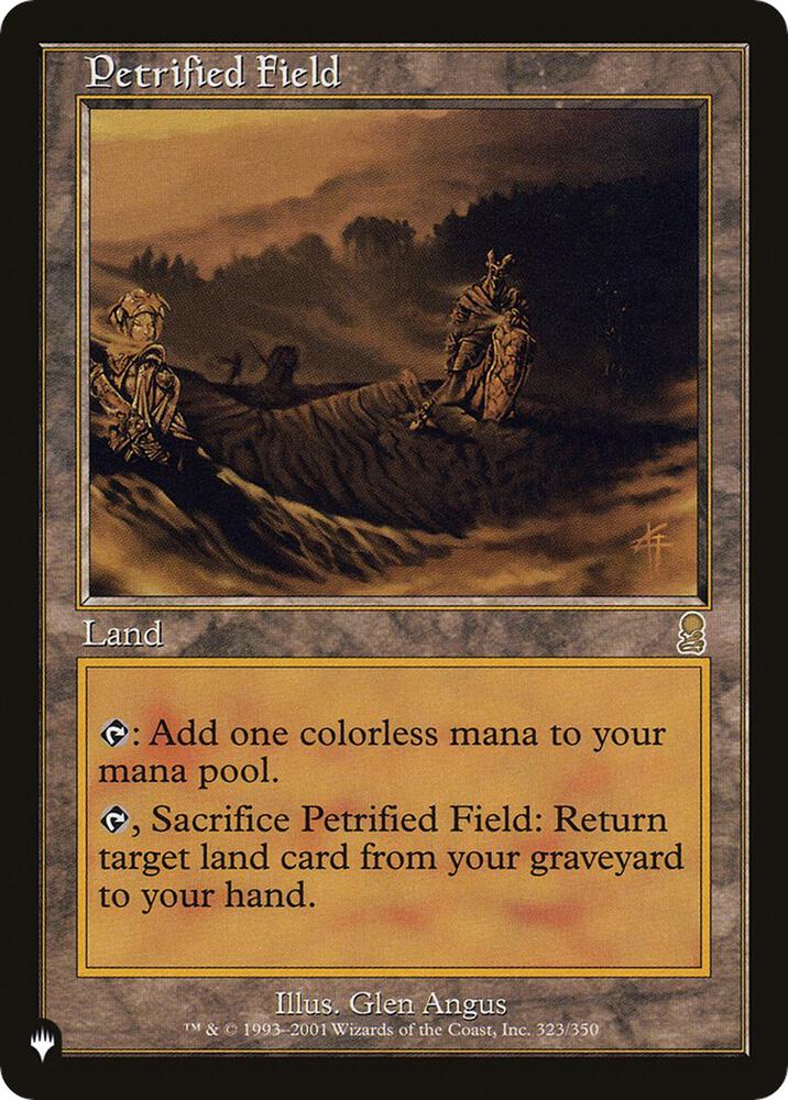 Petrified Field 323/350 card