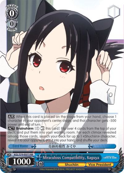 Miraculous Compatibility, Kaguya (Miraculous Compatibility: Marriage)