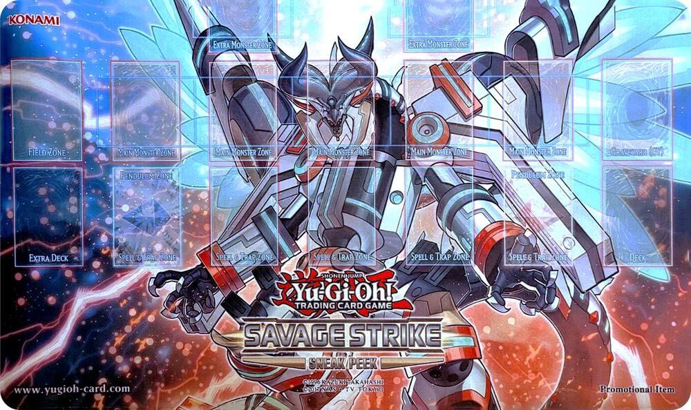 Yu-Gi-Oh! Savage Strike Sneak Peek Promo Game Mat - Borreload