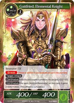 Gottfried, Elemental Knight