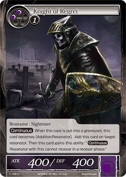 Knight of Regret