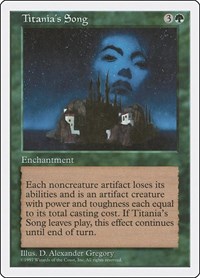 Titania's Song - Fifth Edition - Magic: The Gathering card
