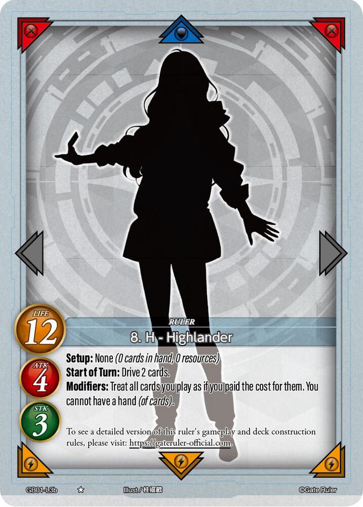 8. H - Highlander (B) - Dawn of the Multiverse Alliance - Gate Ruler - TCGplayer.com 8. H - Highlander (B) - Dawn of the Multiverse Alliance - Gate Ruler - TCGplayer.com