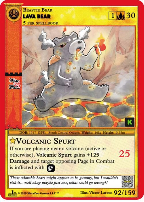 Lava Bear