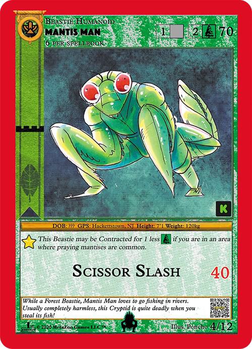 Mantis Man - Cryptid Nation: Kickstarter Edition Tribal Theme