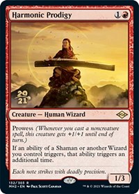 Harmonic Prodigy - Prerelease Cards - Magic: The Gathering card