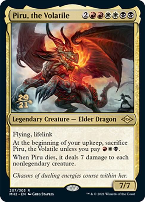 Piru, the Volatile #207s — Modern Horizons 2 Promos