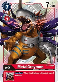MetalGreymon - ST1-09 (Official Tournament Pack Vol.2)