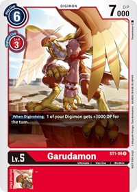 Garudamon - ST1-08 (Tamer Party Vol. 2 Promo) - Starter Deck 01: Gaia Red - Digimon card