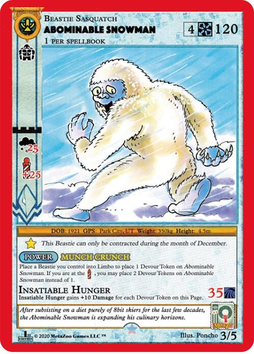 Abominable Snowman (First Edition)