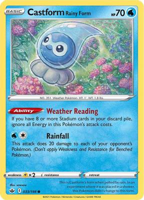 Castform Rainy Form