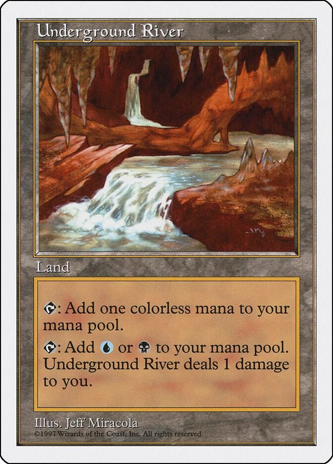 Underground River - Fifth Edition - Magic: The Gathering