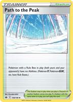 path to the peak pokemon card Path Of The Peak Gold Card Astral Radiance 213/189, NM Pokemon Card main image 0