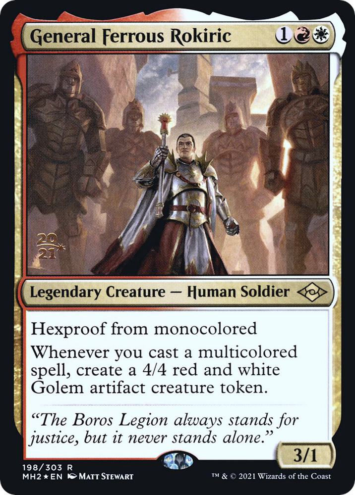 General Ferrous Rokiric #198s — Modern Horizons 2 Promos