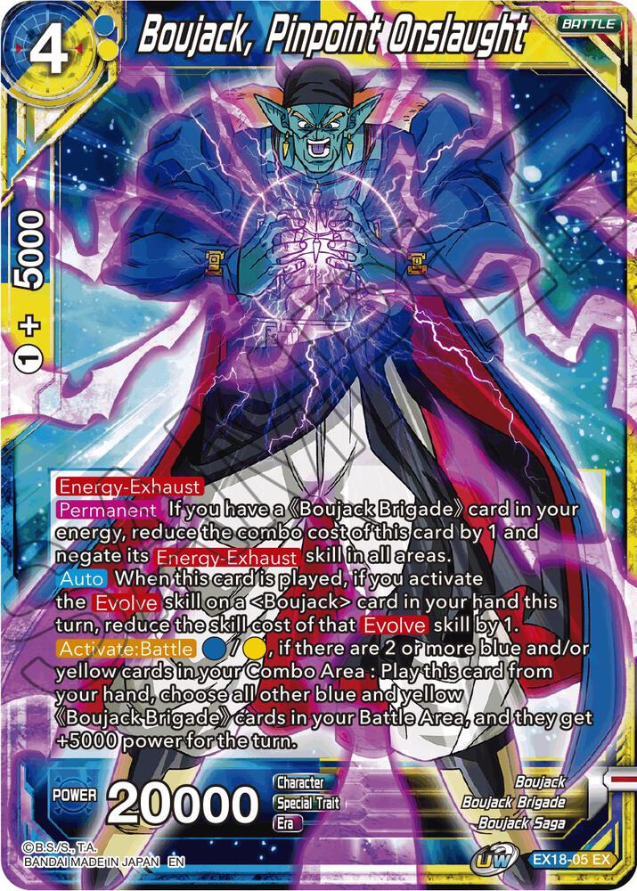 Boujack, Pinpoint Onslaught #EX18-05 — Expansion Deck Box Set 18: Namekian Boost