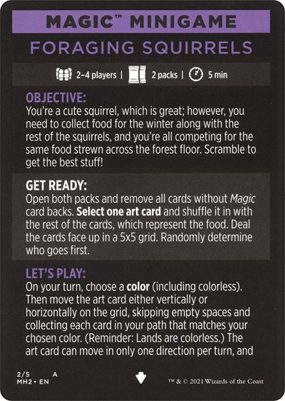 Magic Minigame: Foraging Squirrels