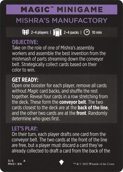 Magic Minigame: Mishra's Manufactory