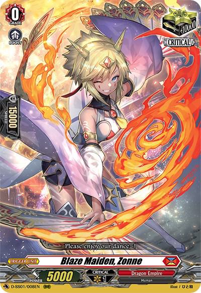 Blaze Maiden, Zonne