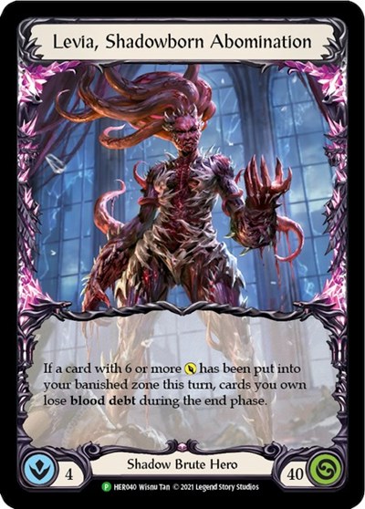 Levia, Shadowborn Abominationn - HER040 Flesh and Blood: Promo Cards card price