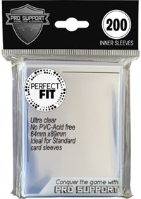 Pro Support Card Sleeves Pro Support Perfect Fits (200-Pack)