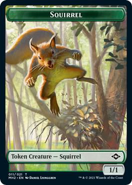 Squirrel // Construct Double-Sided Token - Modern Horizons 2