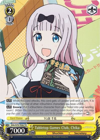 Tabletop Games Club, Chika