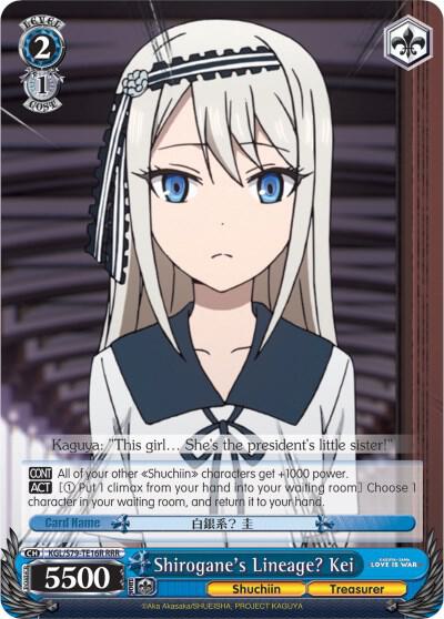 Shirogane's Lineage? Kei (RRR)