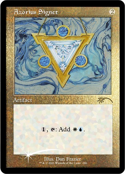 Azorius Signet Foil Etched