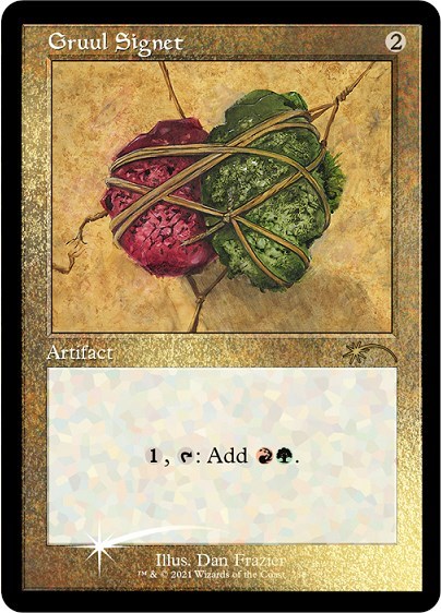 Gruul Signet Foil Etched