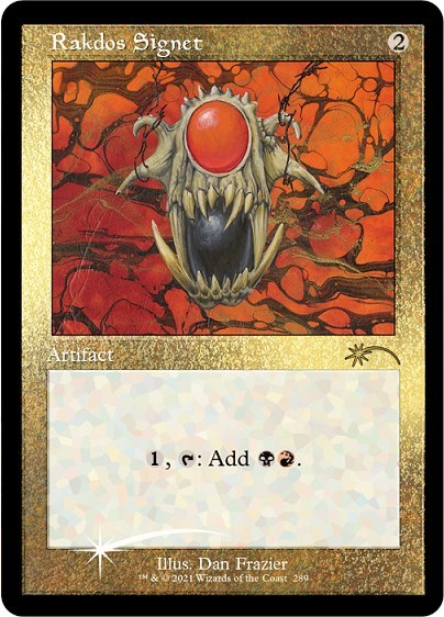 Rakdos Signet Foil Etched