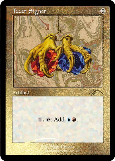 Izzet Signet Foil Etched