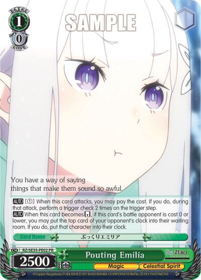 Pouting Emilia