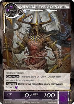 Osiris, the Nether God of King's Tomb