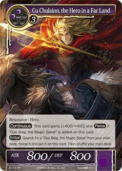 Cu Chulainn, the Hero in a Far Land