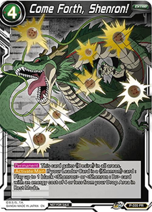 Come Forth, Shenron! (Championship Pack 2021 Vol.2) - Promotion