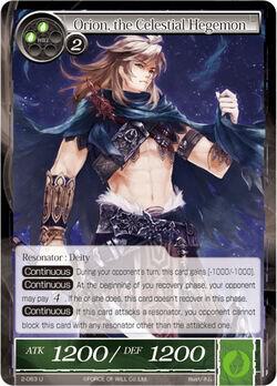 Orion, the Celestial Hegemon