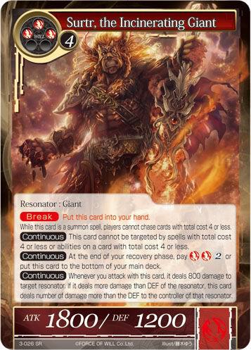 Surtr, the Incinerating Giant