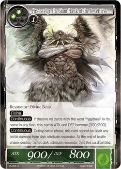Hraesvlgr, the Giant Hawk of the Jewel Tree