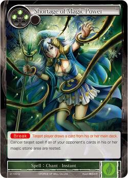 Shortage of Magic Power