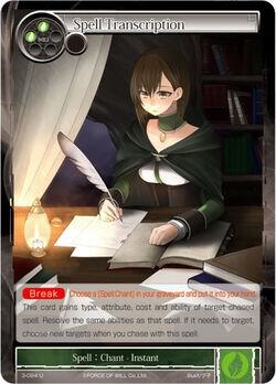 Spell Transcription