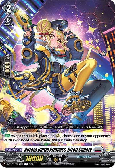 Aurora Battle Princess, Birett Canary