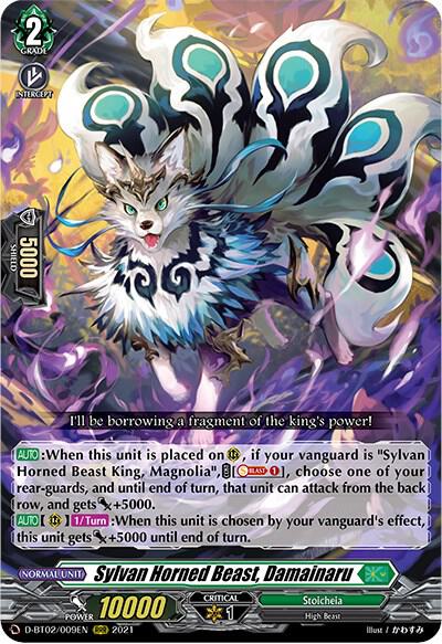 Sylvan Horned Beast, Damainaru