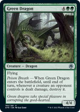 Green Dragon - Adventures in the Forgotten Realms - Magic: The