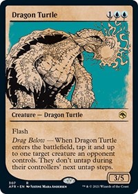 Dragon Turtle (Showcase) - Adventures in the Forgotten Realms - Magic: The Gathering card